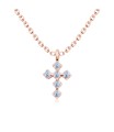 Classy Cross Silver Necklaces SPE-5668